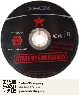 State of Emergency Xbox, PAL disc