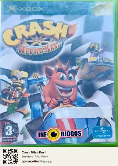 Crash Nitro Kart Xbox, PAL box front
