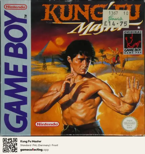 Kung Fu Master Game Boy, Germany box front