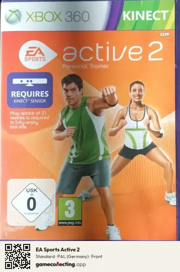 EA Sports Active 2 Xbox 360, Germany box front
