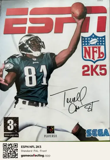 ESPN NFL 2K5 Xbox, PAL box front