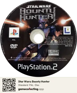Star Wars: Bounty Hunter PlayStation 2, PAL disc
