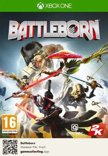 Battleborn Xbox One, PAL box front