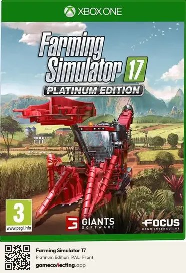 Farming Simulator 17 Xbox One, PAL box front