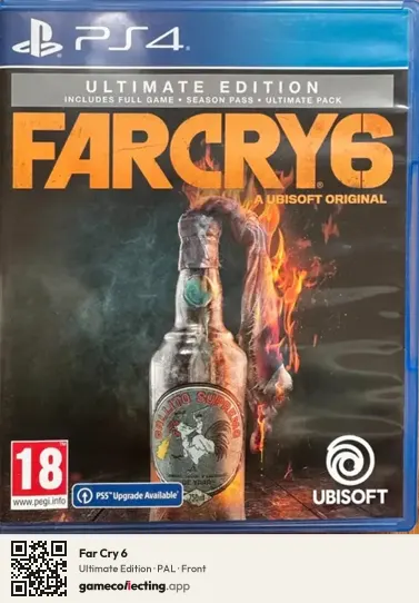Far Cry 6 PlayStation 4, PAL box front