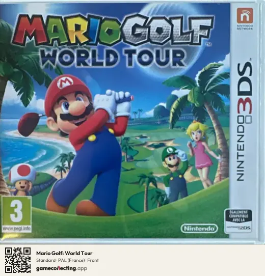 Mario Golf: World Tour Nintendo 3DS, France box front