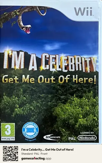 I'm a Celebrity... Get Me Out of Here! Nintendo Wii, PAL box front