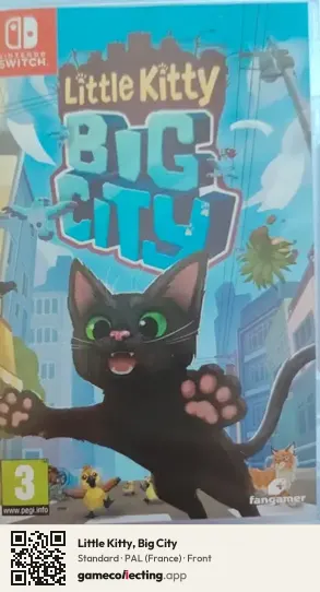Little Kitty, Big City Nintendo Switch, France box front