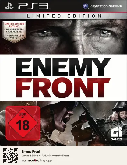 Enemy Front PlayStation 3, Germany box front