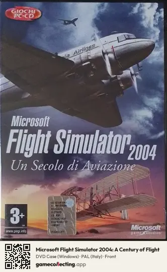 Microsoft Flight Simulator 2004: A Century of Flight Computer, Italy box front