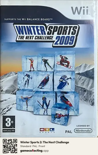 Winter Sports 2: The Next Challenge Nintendo Wii, PAL box front
