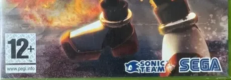 Shadow the Hedgehog, the PEGI square on its front