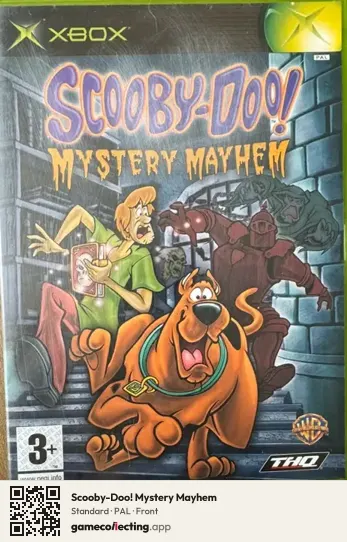 Scooby-Doo! Mystery Mayhem Xbox, PAL box front
