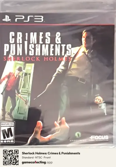 Sherlock Holmes: Crimes & Punishments PlayStation 3, NTSC box front