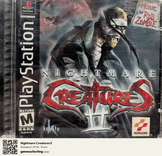 Nightmare Creatures II PlayStation, NTSC box front