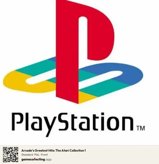 Arcade's Greatest Hits: The Atari Collection 1 PlayStation, PAL box front