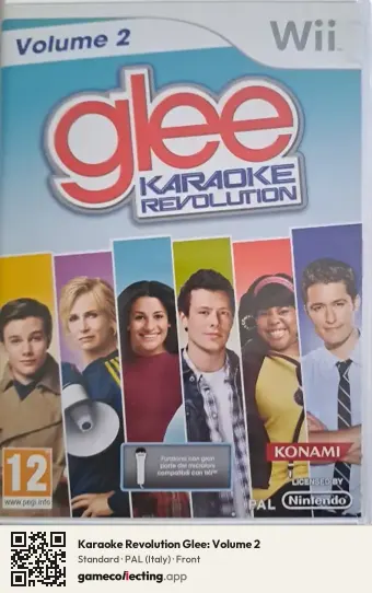 Karaoke Revolution Glee: Volume 2 Nintendo Wii, Italy box front