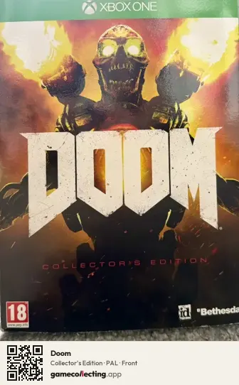 Doom Xbox One, PAL box front