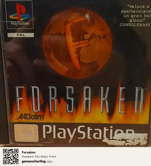 Forsaken PlayStation, Italy box front
