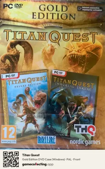 Titan Quest Computer, PAL box front