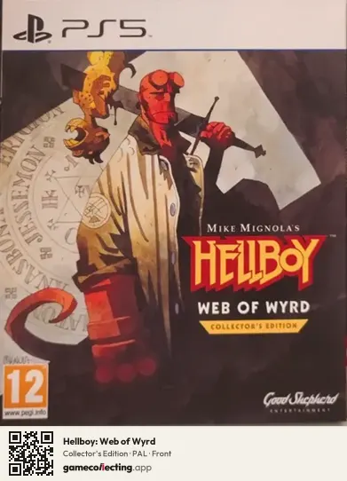 Hellboy: Web of Wyrd PlayStation 5, PAL box front