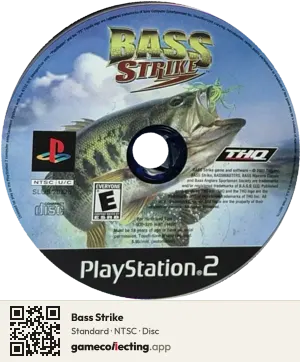 Bass Strike PlayStation 2, NTSC disc