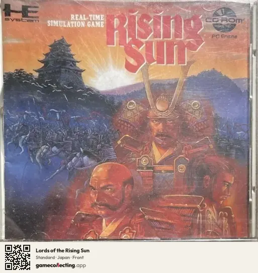 Lords of the Rising Sun TurboGrafx-CD, Japan box front