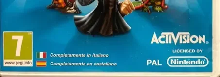 Skylanders: Trap Team, the PEGI square on its front