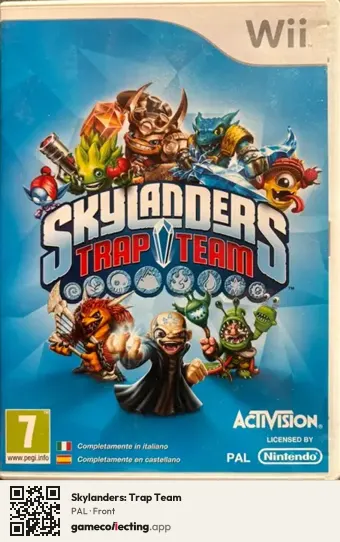 Skylanders: Trap Team Nintendo Wii, PAL box front