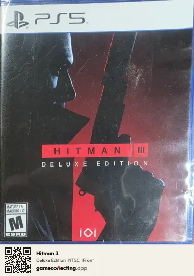 Hitman 3 PlayStation 5, NTSC box front