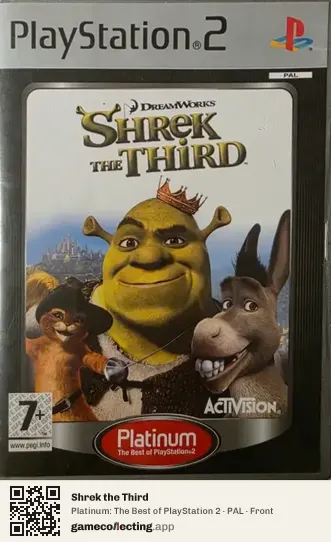 Shrek the Third PlayStation 2, PAL box front