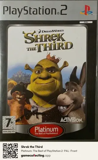 Shrek the Third PlayStation 2, PAL box front