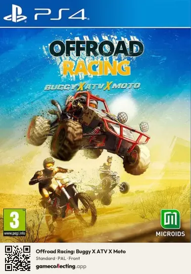 Offroad Racing: Buggy X ATV X Moto PlayStation 4, PAL box front