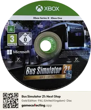 Bus Simulator 21: Next Stop Xbox Series X, PAL disc