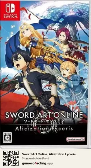 Sword Art Online: Alicization Lycoris Nintendo Switch, Asia box front
