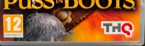 DreamWorks Puss in Boots, the PEGI square on its front