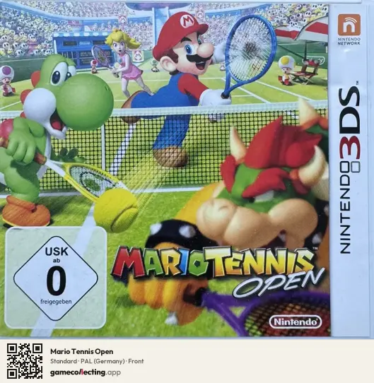 Mario Tennis Open Nintendo 3DS, Germany box front