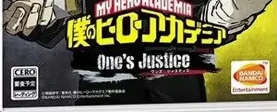 My Hero One's Justice, the CERO letter on its front
