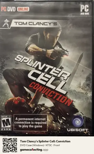 Tom Clancy's Splinter Cell: Conviction Computer, NTSC box front