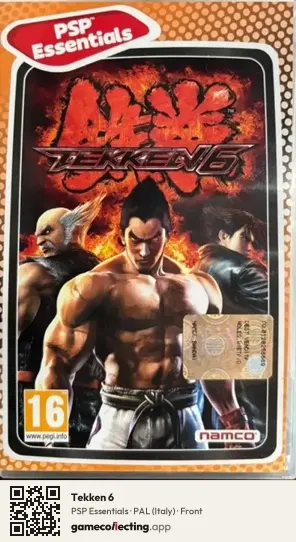 Tekken 6 PlayStation Portable, Italy box front