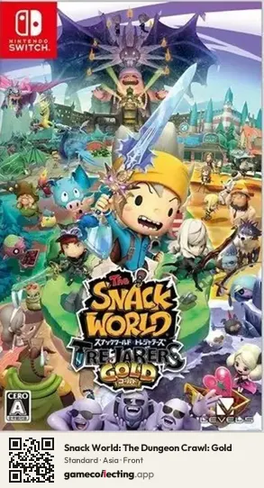 Snack World: The Dungeon Crawl: Gold Nintendo Switch, Asia box front