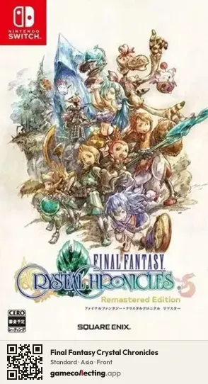 Final Fantasy Crystal Chronicles Nintendo Switch, Asia box front