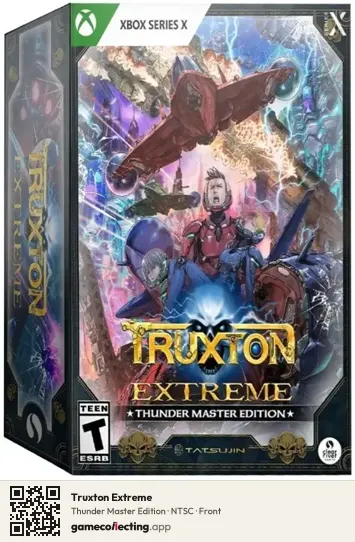 Truxton Extreme Xbox Series X, NTSC box front