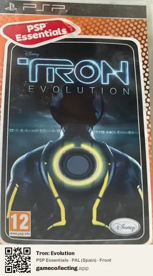 Tron: Evolution PlayStation Portable, Spain box front
