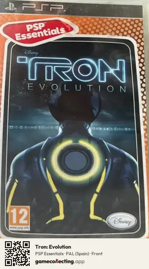Tron: Evolution PlayStation Portable, Spain box front