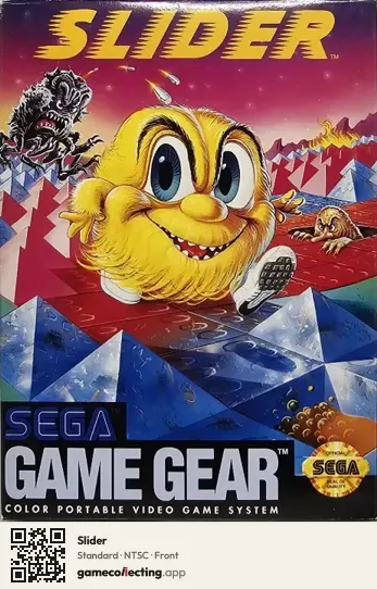 Slider Sega Game Gear, NTSC box front