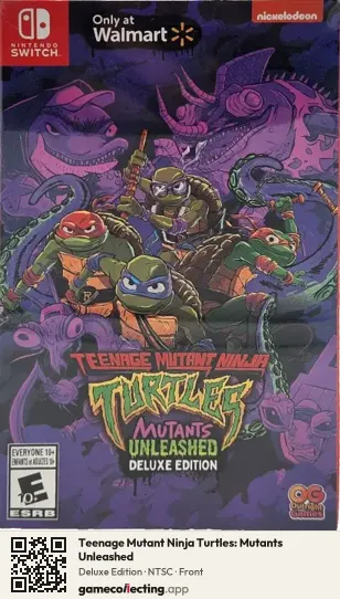 Teenage Mutant Ninja Turtles: Mutants Unleashed Nintendo Switch, NTSC box front