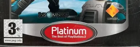 Ratchet & Clank: Going Commando, the PEGI square on its front