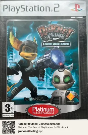Ratchet & Clank: Going Commando PlayStation 2, PAL box front