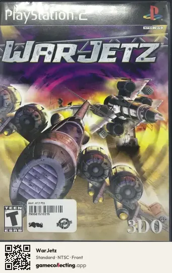 WarJetz PlayStation 2, NTSC box front